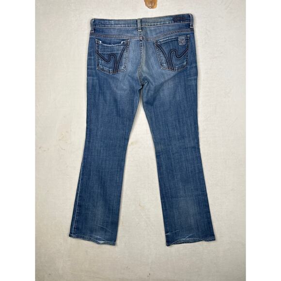 Citizens of Humanity Low Waist Bootcut Boho Stretch Denim Jeans Women's size 29 - Picture 9 of 14